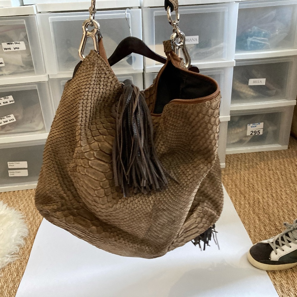 VERO PITONE Python Handbag (NEVER USED)